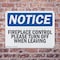 Signmission Fireplace Control Please Turn Off When Leaving OSHA Notice Sign, Plastic, 10in W x 7in L, 2PK OS-2PACK-NS-P-710-L-12715 - alternate 5